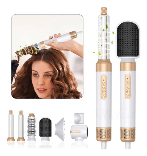 Secador De Pelo Multifunción Rizador Secador Keratin 3d Pro