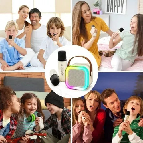 Mini Parlante Altavoz + Micrófono Portátil Karaoke Bluetooth