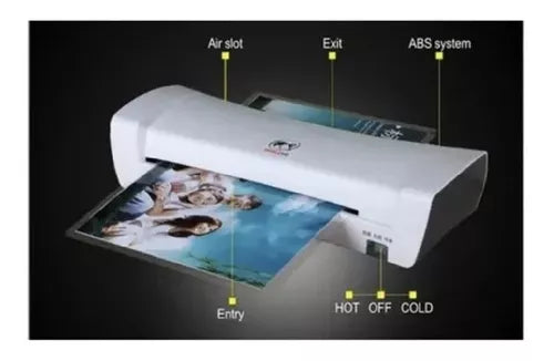 Termo Laminadora Plastificadora A4 Frio Y Caliente