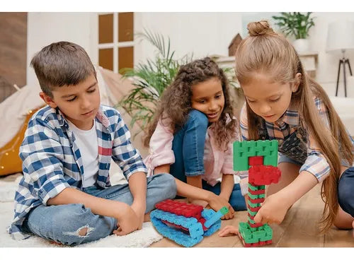 Bloques De Construcción Cubos De Encaje Juego Para Niños