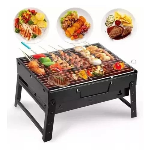 Mini Parrillera Plegable De Carbon Portatil Parrillera