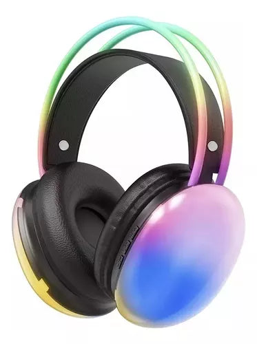 Auriculares Inalámbricos Bluetooth 5.3 Micrófono Wk30 Rgb