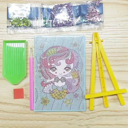 Kit De Pintura De Diamante Bricolaje Princesa Sirena
