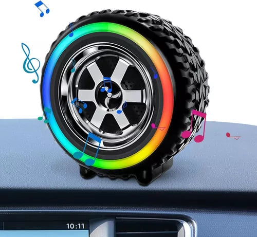 Parlante Neumático Luces Rgb Portátil Recargable Bluetooth