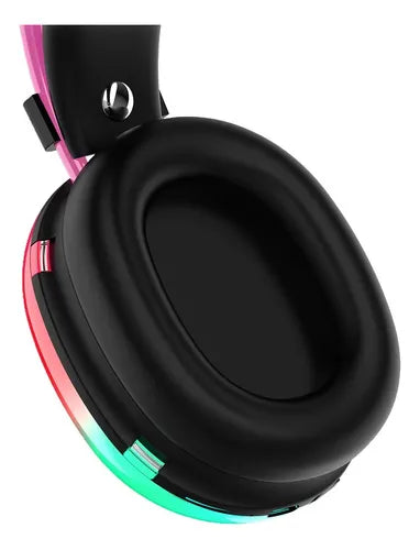 Audífonos Rgb Led Pg580 Bluetooth Inalámbricos