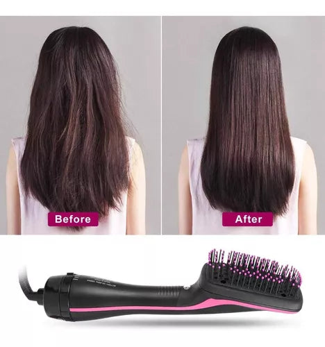 Cepillo Alisador De Pelo Cepillo Secador Alisador Iónico
