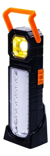 Lámpara De Emergencia Luz Led Recargable Solar / Usb + Base