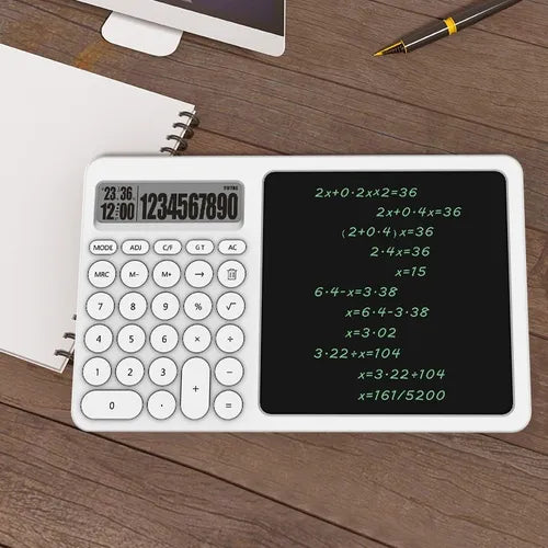 Calculadora Multifuncional Lcd Tablet Con Tablero