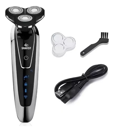 Afeitadora Recargable Eléctrica Portátil Ipx6 Surker Sk-3007 Color Negro