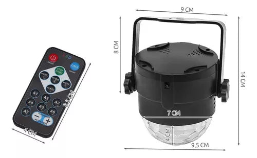 Luz de escenario LED cabezal móvil Genérica Luces Led Bola Party 220V