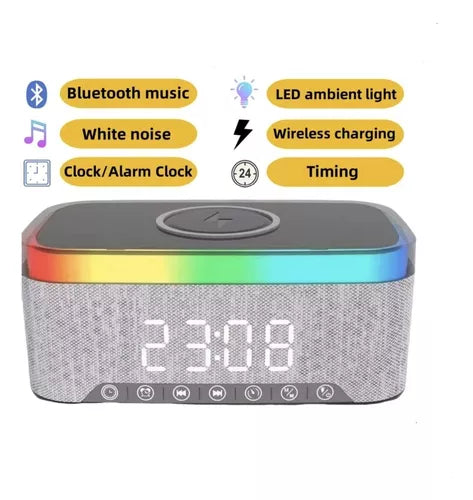 Altavoz Bluetooth Multifuncional Reloj Cargador 15w S-300