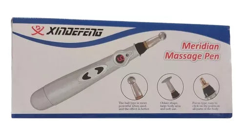 Lápiz De Acupuntura Masaje Electrónico 2 Puntas Para Masajes