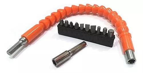 Extensión Flexible Y Brocas Eje De Atornillador