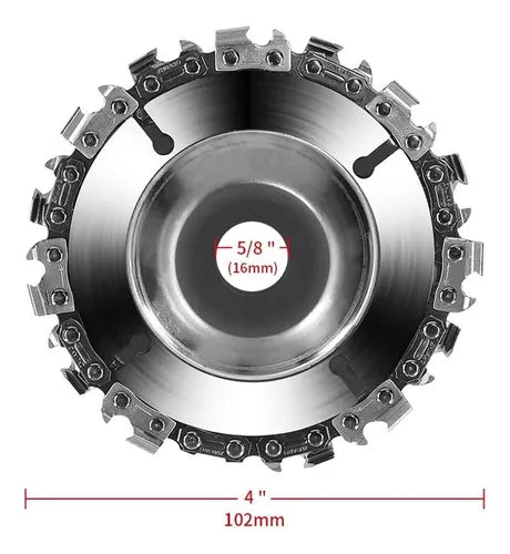 Disco De Corte Cadena Para Madera Plástico Goma