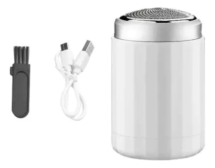 Mini Máquina De Afeitar Portátil Recargable Usb Sk-3003 Color Blanco