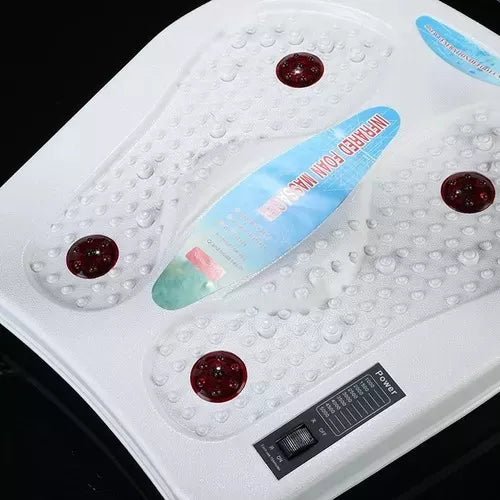 Masajeador Inteligente De Pies Alivia La Fatiga Termoterapia Color Blanco