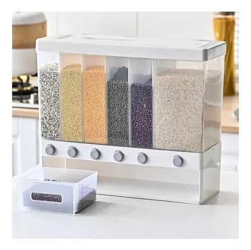 Dispensador Cereal Granos Frutos Secos Arroz Compartimientos