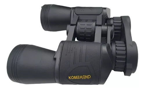 Binoculares Alta Potencia Fmc Hd Prismáticos Komandir Color Negro