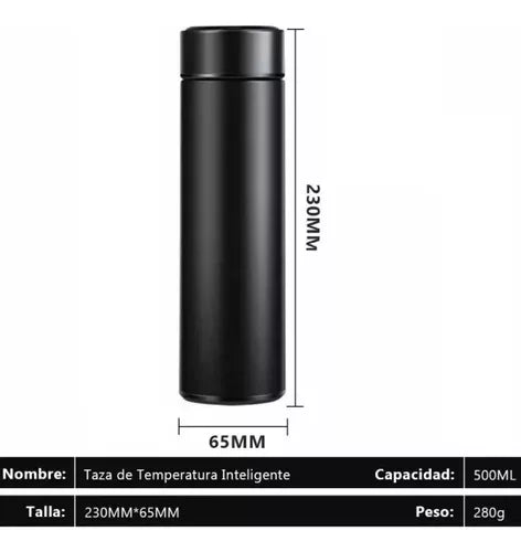 Vaso Térmico Visor De Temperatura Frío Y Caliente Inteligent