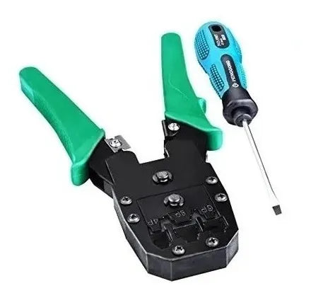 Kit Herramientas Para Redes Rj45-rj11-crimpeadora