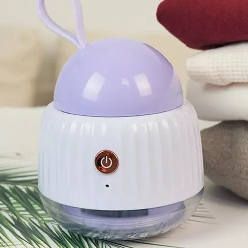 Removedor De Pelusas Afeitadora De Telas Y Cepillo 2 En 1 Color Lila