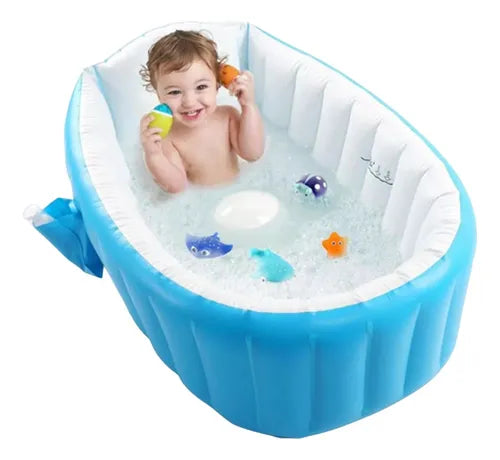 Bañera Inflable Portátil Tina Para Bebés