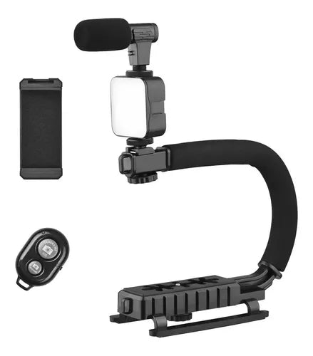 Estabilizador De Cámara De Video Soporte De Teléfono Ay-49u