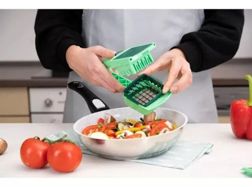 Picador Cortador De Verduras 8 En 1 Quick Professional