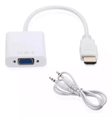 Adaptador Conversor Hdmi A Vga Audio