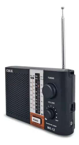 Radio Parlante Analógico Antena Linterna Am/fm/tv/sw/usb