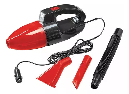 Aspiradora De Auto Portátil Conector De Auto Y Linterna 12v