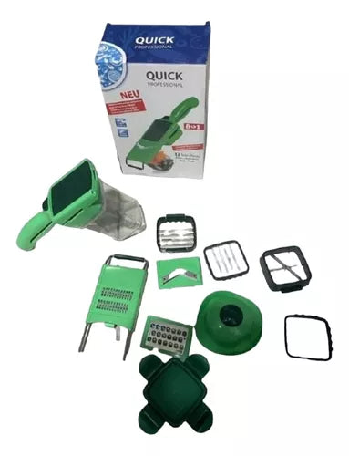Picador Cortador De Verduras 8 En 1 Quick Professional