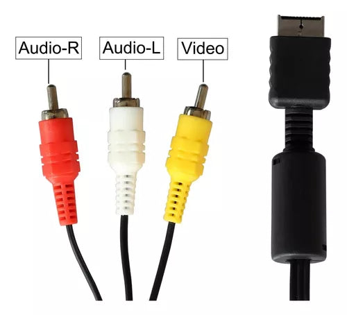 Cable Audio Video Av Rca Para Play Station 2