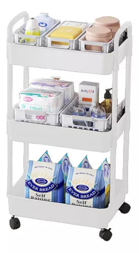 Carrito Organizador Ruedas Multiusos 3 Niveles