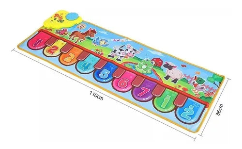 Alfombra De Baile Tapete De Piano Musical Para Niños