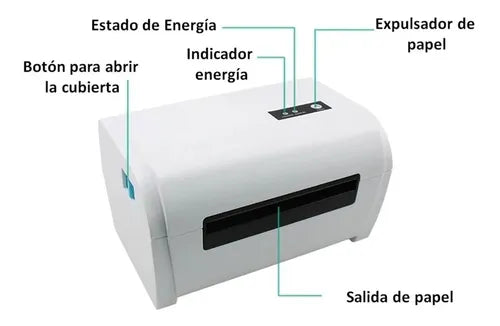Impresora Inalámbrica Impresora Bluetooth Térmica 100mm