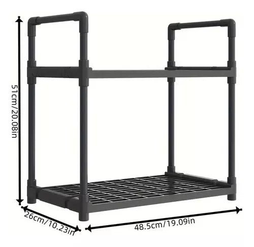 Estante Organizador De Cocina Y Baño Multifuncional 2 Niv
