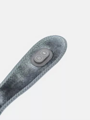 Almohadilla Térmica Con Vibración Para Cuello Masajeador Color Gris Oscuro