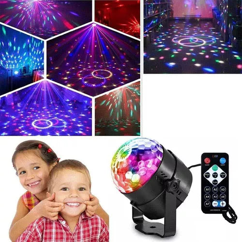 Luz de escenario LED cabezal móvil Genérica Luces Led Bola Party 220V