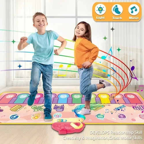 Alfombrilla Piano Musical Para Niños Animales Juego Musical