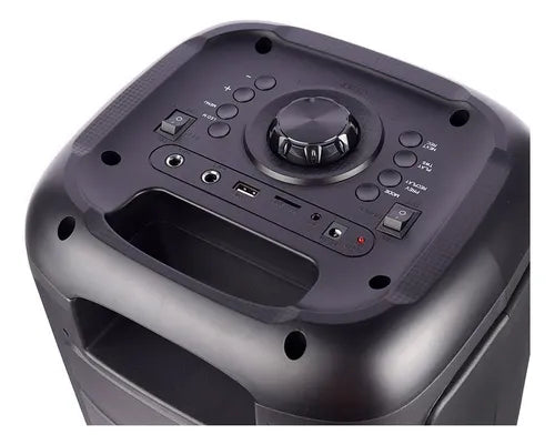 Altavoz Doble Bluetooth Recargable Fiesta Karaoke 8 Pulgadas