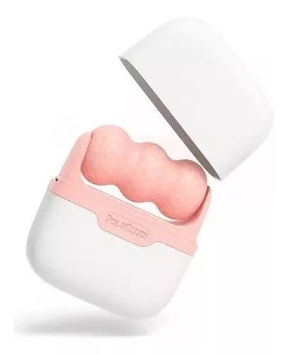 Masajeador Facial Rodillo Frio Para Rostro Y Cuello