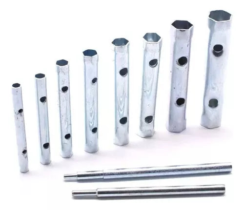 Set Llaves Saca Bujías Hexagonal 6mm A 22mm 10 Pcs