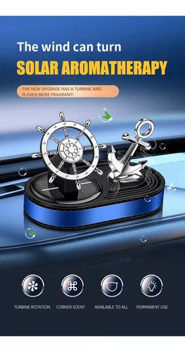 Ambientador Solar De Coche Difusor De Fragancia Para Coche Color Azul Fragancia Fragancias Francesas