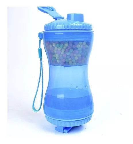 Botella De Agua Y Comida 2 En 1 Para Mascotas Portátil