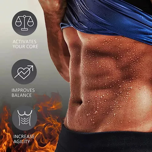 Polera Reductora Faja Compresión Efecto Sauna Sweat Shaper