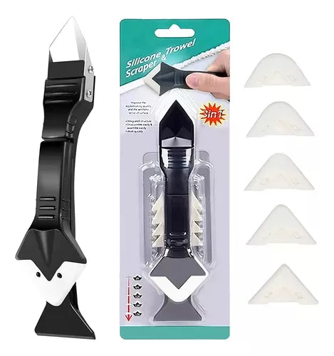 Kit Espátula Removedor Eliminador Para Calafateo Silicona