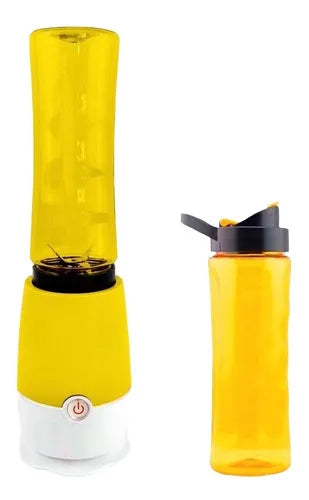 Juguera Batidora Licuadora Personal Portatil 2 Vasos Colores
