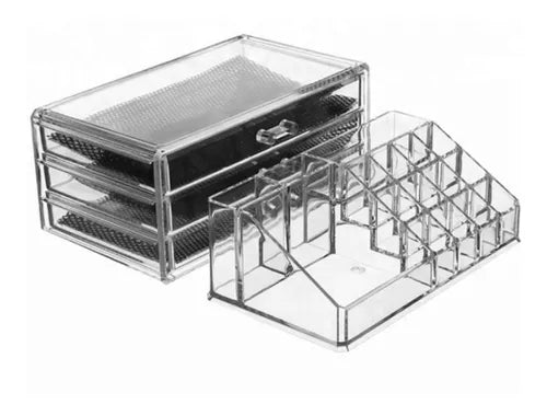 Caja De Almacenamiento Acrílico Organizador Cosmetiquero