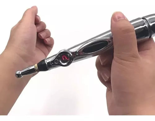 Lápiz De Acupuntura Masaje Electrónico 2 Puntas Para Masajes